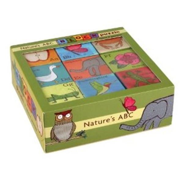 Mudpuppy Nature's ABC Block Puzzles