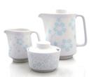 Not Neutral "Blue Flora" Coffee Service ~ New Design