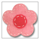 Giddy Giddy Felt Little Girl Hairclip - Pink Flower