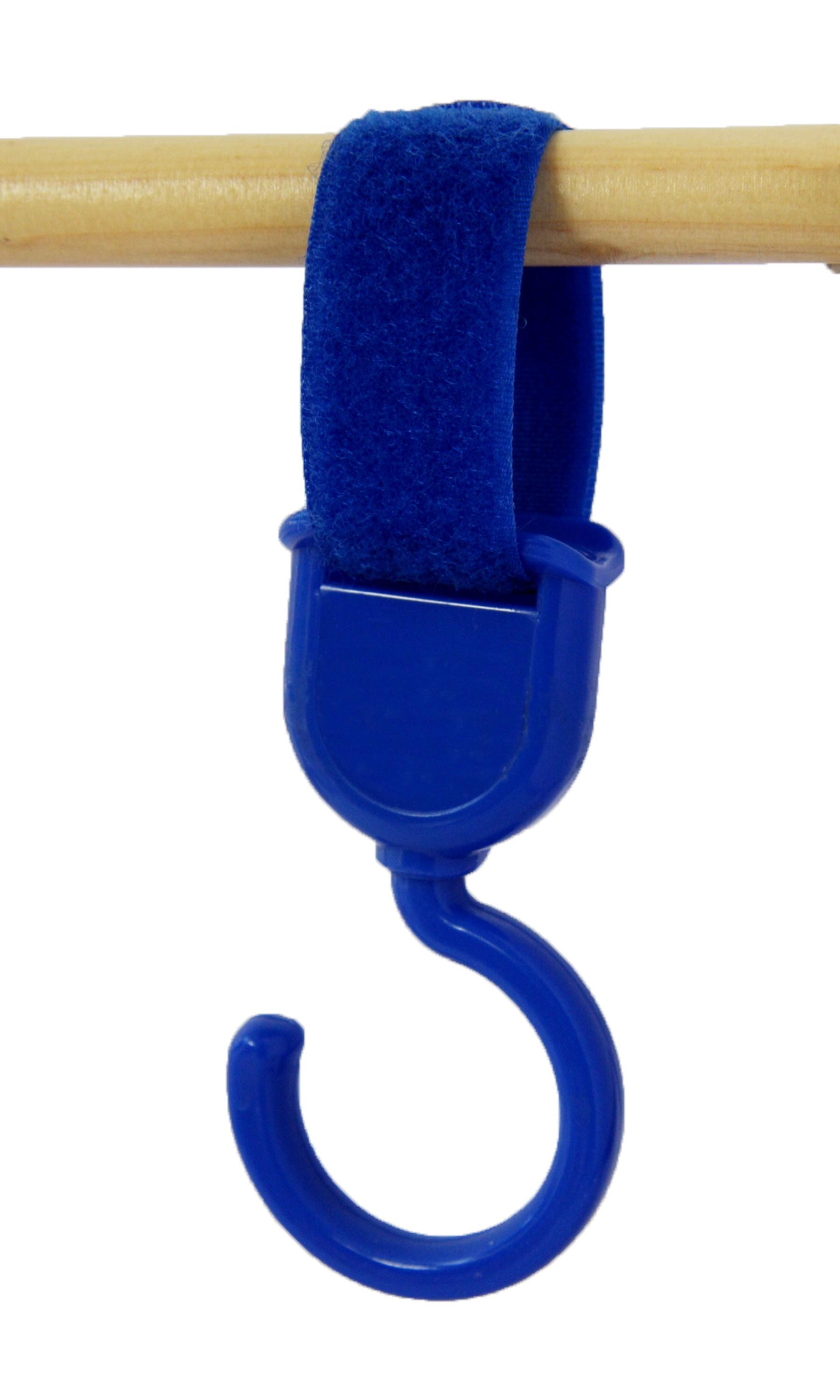 Mommy's Helper Velcro Stroller Hook - Blue