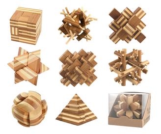 Streamline Bamboo Puzzle Brainteasers 挑戰腦筋智力遊戲