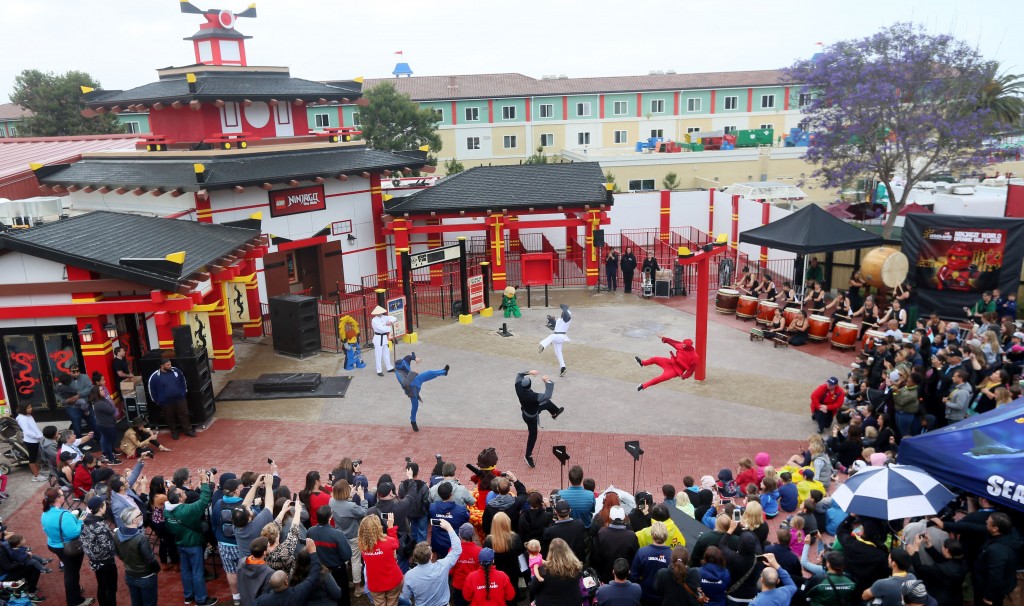 Ninjago Ride at Legoland California.(Photo by Sandy Huffaker/Legoland)