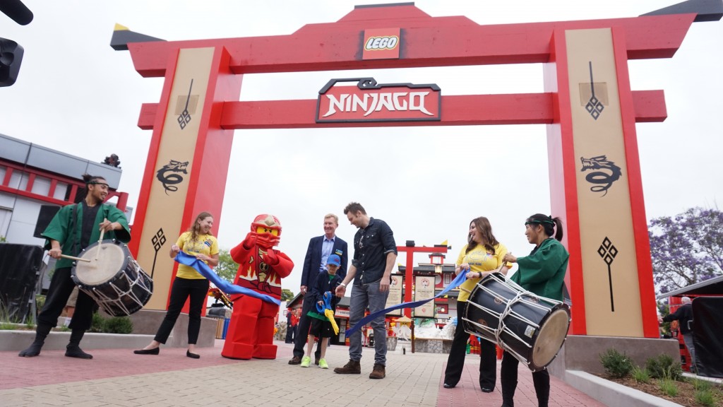 Grand Public opening of Ninjago at Legoland California on Thursday, April 5, 2016 in Carlsbad, CA.(Photo by Sandy Huffaker/Legoland California)