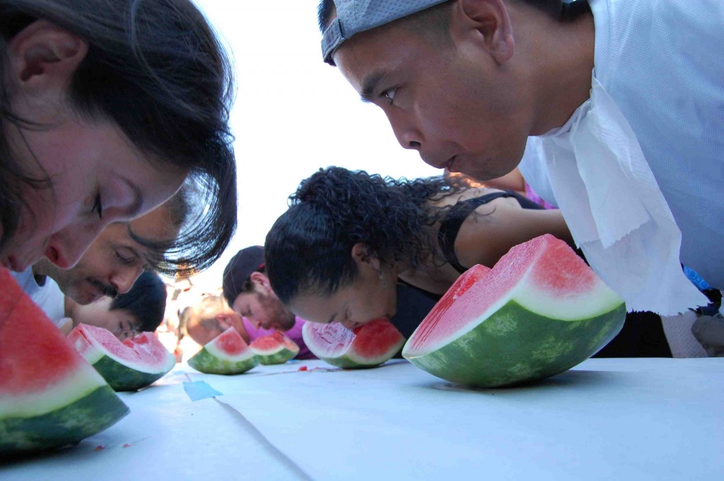 *WF-adult eating contest