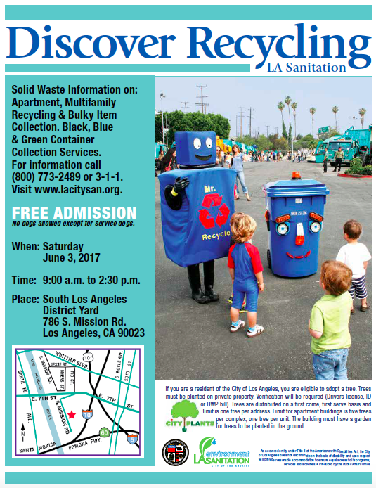 Events Discover Recycling LA Sanitation Open House La JaJa