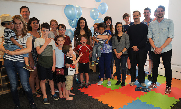 LONDON, UNITED KINGDOM - JUNE 10: Tim Downie poses with children and families at official inauguration of Blue Sky Autism Project's new centre on June 10, 2017 in London, England.

Blue Sky Autism Project is a charity providing specialist therapy services to families and children coping with autism. This is their second centre. 

PHOTOGRAPH BY Terry Scott / Barcroft Images

London-T:+44 207 033 1031 E:hello@barcroftmedia.com - New York-T:+1 212 796 2458 E:hello@barcroftusa.com - New Delhi-T:+91 11 4053 2429 E:hello@barcroftindia.com www.barcroftimages.com (Photo credit should read Terry Scott / Barcroft Images / Barcroft Media via Getty Images)