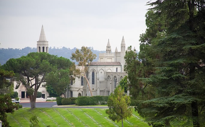 Forest Lawn Memorial Park in Los Angeles, USA