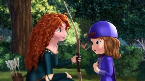 SOFIA THE FIRST - "The Secret Library" - Sofia unlocks a secret world and becomes Storykeeper of magical bookish ÒSofia The First: The Secret Library,Ó the first episode of a four-part story arc, debuting Monday, October 12 on Disney Channel and Disney Junior. (Disney Junior)
PRINCESS MERIDA, PRINCESS SOFIA