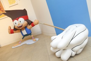 BEVERLY HILLS, CA – OCTOBER 14: A general view of press preview of Cartoon Network's "25 Years of Drawing on Creativity" exhibit at The Paley Center for Media in Beverly Hills on October 14, 2017. (Photo by Imeh Bryant/The Paley Center)